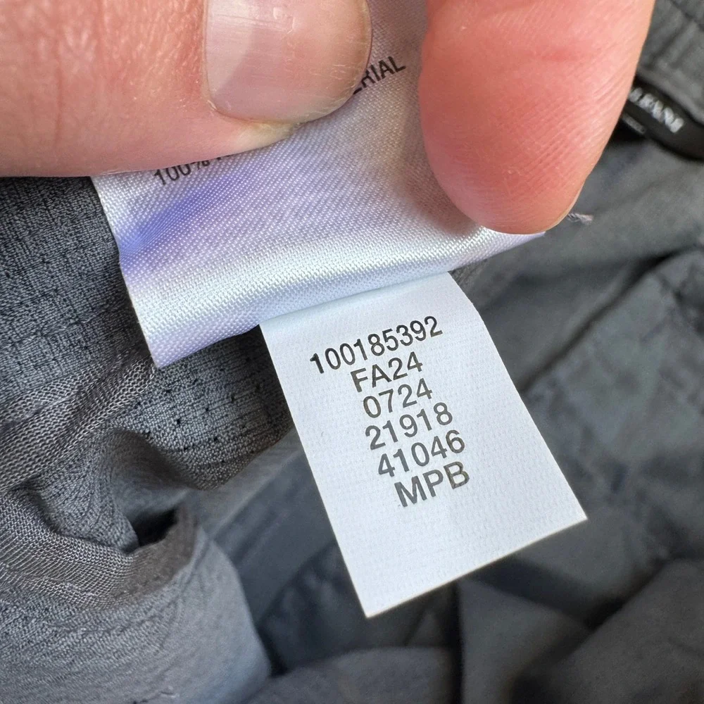 Alfani Alfatech Mens Ebony Grey Stretch Dress Pants 38W 32L‎ 100185392MN NEW
